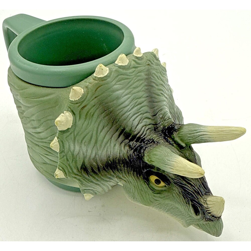 Vintage Equity Toys Triceratops Mug Dinosaur Kids Cup/Mug Plastic 1997